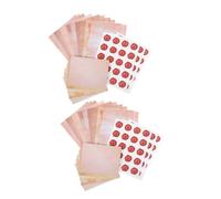 SHINEOFI 100 Sets Vintage Letter Writing Stationery Kit with Envelopes Smooth Ink Absorbing Lined Paper for Handwritten Letters Greeting Cards Holiday Wishes Classic Retro Design