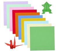 SHINEOFI 100 Sheets Colorful Square Origami Papers Pastel Colors for Adults Beginners DIY Arts Crafts Projects with Smooth Fold for Creative Drawing and Patterned Crafting