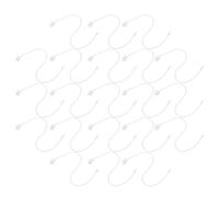 SHINEOFI 1000pcs Beige Price Tag String with Snap Lock Plastic Fastener 18cm Garment Tag Loop for Clothing Labels and Retail Display Accessories