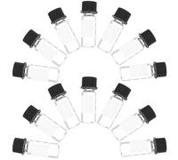 SHINEOFI 100Pcs 2Ml Glass Sampling Vials with Screw Thread, Lab Sample Bottles for Chromatography and Storage, Glass Containers for Scientific Use
