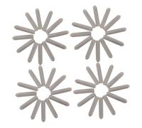 SHINEOFI 100pcs Dishwasher End Caps Flexible Rack Tips Protects Glassware from Scratches Dishwasher Prong Rack Tips
