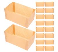 SHINEOFI 100pcs Disposable Loaf Pan Liners Parchment Paper for Baking Bread Cake Pastry - Non-Stick Baking Paper Liners Oven Freezer Safe Small Size