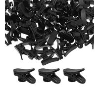 SHINEOFI 100pcs Earphone Clip Wire Holder Clip for Microphone Wire Earbuds Cable for Fixing Earphone and Headphone Cord in Jacket Pocket Bag Made of Material for Daily Use