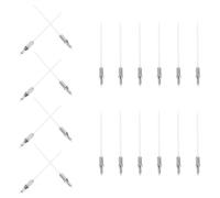SHINEOFI 100pcs Fine Tip Marker Replacement Nibs Dual-tip Metal Tips with Smooth Ink Flow and Resistant to Deformation for Creative Art Projects and Detailed Drawings