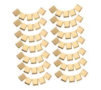 SHINEOFI 100pcs Metal Cord End Fasteners with Nonslip Ribbon Crimp Clamps Lightweight Fold Over Crimp Ribbon Caps for DIY Jewelry Making Drawstring Cord Stopper Clips for Backpacks Clothing