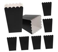 SHINEOFI 100pcs Paper Popcorn Boxes Snack Party Supplies Wedding Shower Favor Boxes Creative Decorative