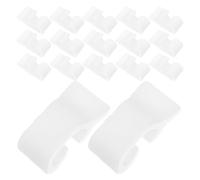 SHINEOFI 100pcs Pet Cage Safety Clips Wire Cage Buckle Quick Installation Versatile Compatibility Plastic Fasteners for Outdoor Travel Animal Enclosures