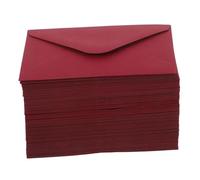 SHINEOFI 100pcs Plain Invitation Envelopes for Wedding Cards Business Stationery Blank Money Card Envelopes Ink Resistant Classic Vintage Style