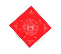 SHINEOFI 100pcs Red Xuan Paper Chinese Spring Couplets with Gold Flecks for Lunar Year Calligraphy Practice and Doorway Decoration Featuring Lucky Fish Design