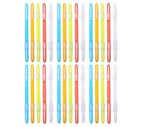 SHINEOFI 100pcs Two-Hole Loose Leaf Binder Fasteners Plastic Document Clips Mixed Colors for Office School Filing and Professional Paper Management