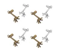 SHINEOFI 100pcs Vintage Alloy Giraffe Charms Pendant Lightweight Metal Animal Jewelry Findings for DIY Necklace Bracelet Earring Craft Accessories