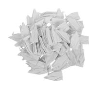 SHINEOFI 100pcs White Premade Origami Cranes 15cm Pre-Folded Paper Birds for Wedding, Baptism, Birthday Party Backdrop Decoration and Handmade Craft Favors