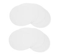 SHINEOFI 100pcs White Round Drawing Paper Sheets for DIY Craft Projects Smooth Tear Resistant Cardboard Compatible with Pencils Markers Paints Art Tools for Beginners and Artists