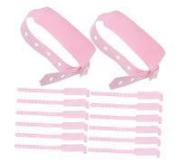 SHINEOFI 100PCS Writable Medical Id Wristbands Patient Identification Bracelets for Adults Elderly Hospital Use Emergency Medical Alert Bands