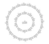 SHINEOFI 100pcs Year Alloy Keychain Charms Bulk Pendants for DIY Jewelry Making Craft Decorations Keepsake Accessories for Home Office Car