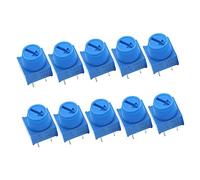 SHINEOFI 10k 10pcs Trimmer Potentiometers Knob, 3-pin Adjustable Potentiometer Resistors for Breadboard Electronic Circuits