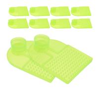 SHINEOFI 10pcs Beekeeping Entrance Feeders Plastic Bee Feeder with Antidrowning Design Compatible with European American Australian Bottles for Feeding Sugar Syrup Water Safe Hive Tools