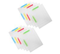 SHINEOFI 10pcs Business Report Covers Resume Folder A3 Size Dual Rod Design Swing Clip Folder System Plastic Portable File Quick Access Fast File Changes for Presentations and Office Use