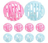 SHINEOFI 10pcs Cat Ball Cat Scratching Reduce Loneliness Grind Paws Plastic 1.77x1.77x1.77in Indoor Interactive Random Color