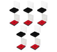 SHINEOFI 10pcs Coin Display Box with Velvet Interior Sturdy Plastic Medal and Coin Holder Elegant Storage Case to Shield Medals from Dust and Drops for Business Events and Homes