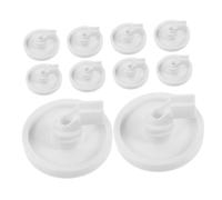 SHINEOFI 10pcs Dishwasher Roller Replacement Wheels Precision Engineered Plastic Parts for DIY Repair Compatible with Multiple Models Smooth Operation Easy Mobility