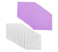 SHINEOFI 10Pcs European Style Butterfly Birthday Cards Handmade Paper Cutout Greeting Cards for Women Daughters Elegant Party Invitations Purple White Writable