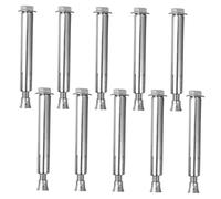 SHINEOFI 10pcs Expansion Bolts Screws for Driveway Speed Bumps Material Wear Resistant Fixing Anchors for Parking Blocks Concrete Road and Rail Equipment Installation Stable and Durable