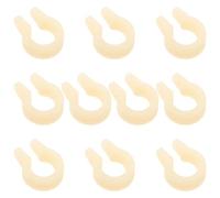 SHINEOFI 10pcs Freezer Door Hinge Shims Plastic Spacers for Refrigerator and Cabinet Hinge Repair, Prevent Cold Air Leaks and Excessive Frost, 0.3 Inch Inner Diameter, 0.2 Inch Thickness,