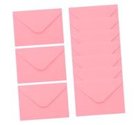 SHINEOFI 10pcs Handbook Envelope Budget Record Envelope Cash Envelopes for Budgeting Soap Samples Bags Business Envelopes Adhesive Money Storage Envelopes Small Cash Envelopes Pink Paper
