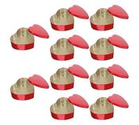 SHINEOFI 10pcs Heart Shaped Candy Box Made of Tinplate with Smooth Surface and Practical Use, Creative Design with Bright Colours, a Festive Holder for Valentine's Day or Wedding Gifts