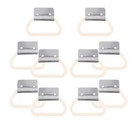 SHINEOFI 10pcs Heavy Duty Metal Trash Can Handles Outdoor Garbage Bin Replacement Pull Handles for Waste Containers and Buckets