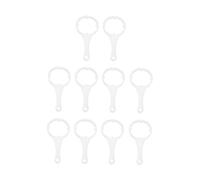 SHINEOFI 10pcs Heavy Duty Plastic Filter Wrench Durable Housing Spanner for Water Filter Cartridge Removal Odorless Tasteless Design Easy Grip Extra Leverage for Home Use