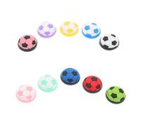 SHINEOFI 10pcs Joystick Thumb Stick Covers Soccer Design Silicone Grip Button Caps for Precise Control Comfortable Ergonomic Game Controller Accessories