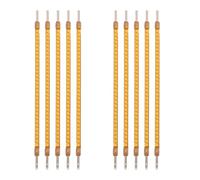 SHINEOFI 10pcs LED Soft Filament Light Bulbs Vintage Style Energy Efficient Replacement for Industrial and Scientific Lighting Applications