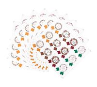 SHINEOFI 10pcs Lip Gloss Tube Labels Self Adhesive Easy to Peel DIY Round Sticker Set for Lip Balm Containers, Cosmetic Tube Labeling Accessories for Personalization and Craft Use