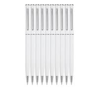 SHINEOFI 10pcs Metallic Ballpoint Pens Multipack with Fine Tip and Reliable Metal Construction, Sl esign for Business Office and Contract Signing, for Professionals