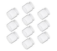 SHINEOFI 10pcs Mini Succulent Glass Test Tube Bottles Micro Landscape Propagation Holder High Transparency Jar for Indoor Garden and Crafting Unique Micro Landscapes