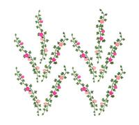 SHINEOFI 10Pcs Miniature Flower Vines Artificial Mini Plant Vines Tiny Rose Climbing Garland Miniature Garden Decorations for Dollhouse Fairy Garden Supplies Terrarium