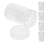 SHINEOFI 10pcs Plastic Coin Storage Boxes 27mm Diameter Collection Cases Ps Material Compact Protection Containers for Collectors