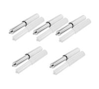 SHINEOFI 10pcs Plastic Toilet Paper Holder Rods Spring Loaded Replacement Rollers Smooth Rotation Stable Spindle for Bathroom Office Commercial Use