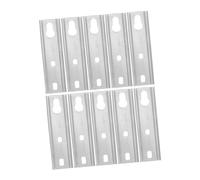 SHINEOFI 10pcs Range Hood Hanging Plate Hooks Stainless Steel Lifting Hooks for Wall Mount Bracket Swing Hanger for Kitchen Range Hood