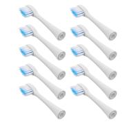 SHINEOFI 10pcs Replacement Electric Toothbrush Heads Reusable Nylon Brush Heads for Home Travel Camping Soft Bristles for Efficient Plaque Removal and Long-Lasting Oral Care