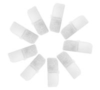 SHINEOFI 10pcs Replacement Pet Water Dispenser Filters for Cat Dog Fountain Activated Carbon Ion Resin Filter Pads Softening Hard Water Non-Woven