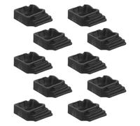 SHINEOFI 10pcs Reptile Water Dish Feeding Bowl for Scorpion and Crickets Small Plastic and Resin Water Feeder with Sturdy Base in Terrarium 2.2x1.8 Inch