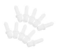 SHINEOFI 10pcs Rhinestone Pen Accessories White Plastic Adapter Set for Efficient Drilling and Craft Painting Applications