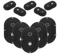 SHINEOFI 10pcs Rubber Button Caps for Robot Vacuum Cleaner Start Switch Replacement Keypad Covers, Conductive Silicone Pushbutton Accessories for Floor Cleaner Controls