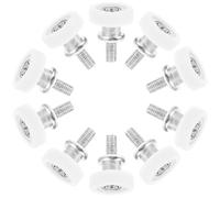 SHINEOFI 10pcs Screw Bearing Sliding Door Pulleys Refrigerator Drawer Wheels Rust-resistant 625 Bearing Replacement Rollers for Kitchen Appliance and Fridge Drawers