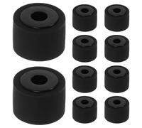 SHINEOFI 10pcs Tape Recorder Pinch Roller for Cassette Player and Audio Deck, Wear Resistant Plastic Replacement Wheel Low Noise and Universal Compatibility for Smooth Playback