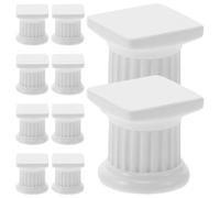 SHINEOFI 10pcs Vintage Roman Column Candle Holder Elegant Greek Style Pillar Candlesticks for Wedding Table Decor Photography Props Home and Holiday Decoration