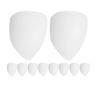 SHINEOFI 10pcs White DIY Blank Face Masks, Plastic Paintable Full Face Mask | Masquerade Dance Party Masks for Art Class, Halloween Costume Face Masks for Crafts, Christmas Cosplay